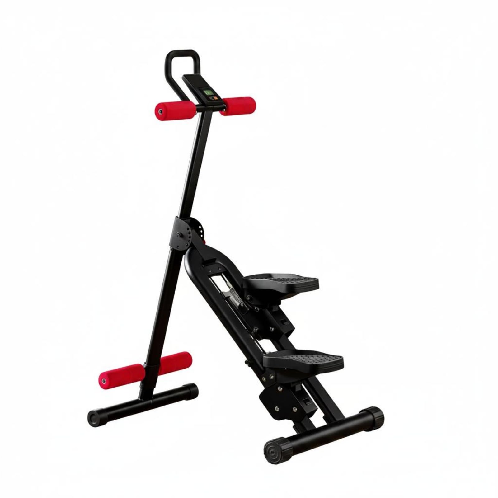 harayaa Stepper Pieghevole Attrezzo Fitness Climber Cardio Allenamento Gambe Verticale Regolabile 5 Livelli Telaio Rinforzato Compatto Adatto per Casa Palestra in Casa Spazi Condivisi