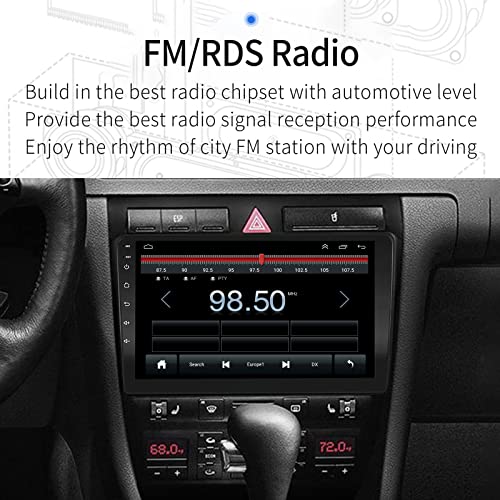 Autoradio Android Audi A6 C5 1997-2004 Bluetooth écran 9" et Mirror Link - 4