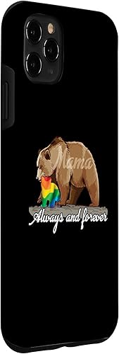 Miniatura 6 de Funda LGBTQ para iPhone 12 Pro Max Mama Bear Always And Forever Gay Pride Momma Mom