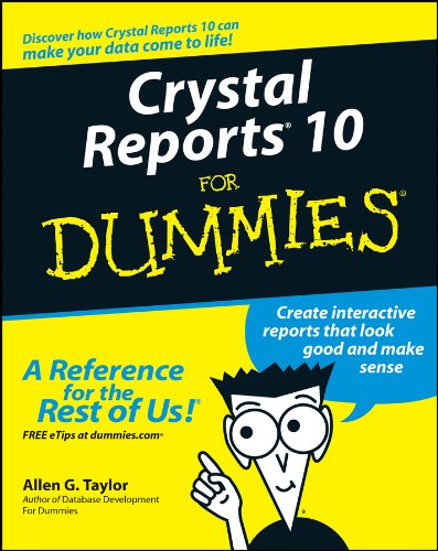 Cover of Crystal Reports 10 For Dummies