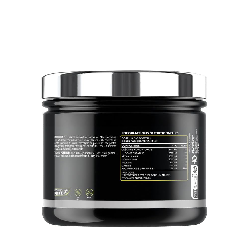 Superset Nutrition - Fitnessprogramm Energie - 100% Whey Proteine Advanced 900g Cookies - No Pump Xtreme Pina Colada