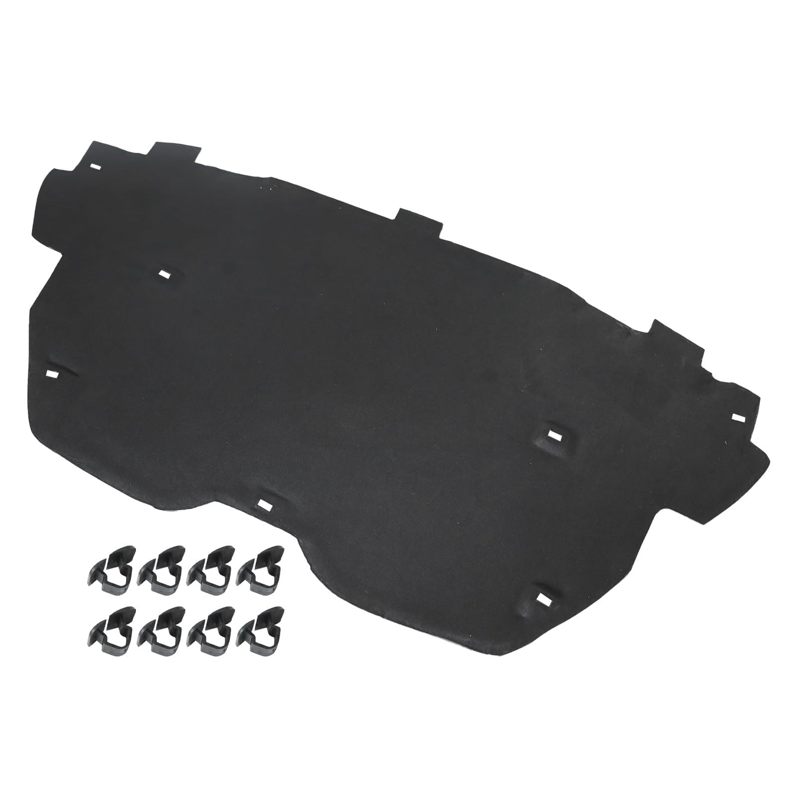 Motorhaubendämmung Motorraum-Isolierung mit Clips Kompatibel mit Ford Galaxy WA6 und S-MAX WA6 2.0 TDCi EcoBoost 2006-2015, Ersatz für 1682018