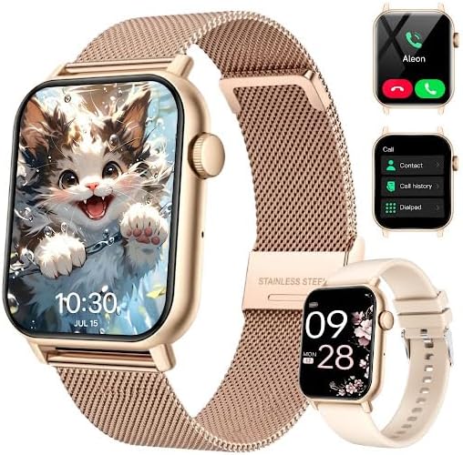 Tisoutec Smartwatch with Phone Function: 1.85 Inch HD Display & Over 110 Sports Modes