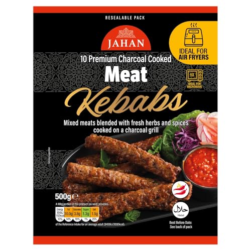 Jahan Charcoal Meat Kebabs 500g
