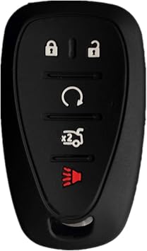 Smart Key Fob Cover Case Protector Keyless Remote Holder HYQ4EA | 2016-2025 Chevrolet Blazer Bolt EV Camaro Cruze Equinox Malibu Sonic Spark Traverse Trax Volt
