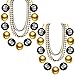Sasylvia 2 set of 36 Happy New Year Bead Necklace 35