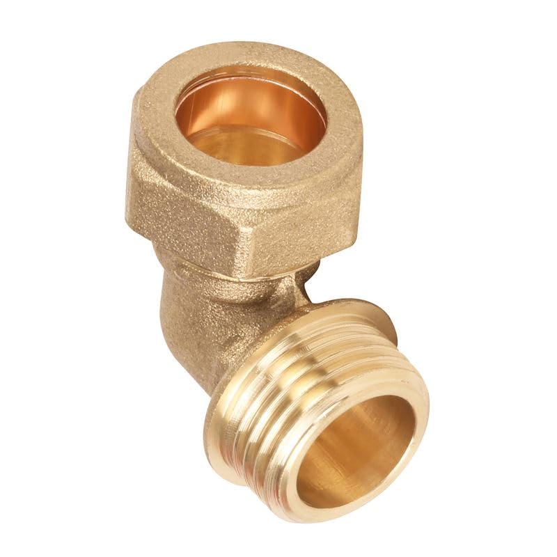Bag of 5-10mm x 3/8" Male Compression Elbow (Available in 8mm, 10mm, 12mm, 15mm, 22mm, 28mm, 35mm, 42mm, 54mm, 3/8 inch, 1/2 inch, 3/4 inch, 1 inch, 1 1/4 inch, 1 1/2 inch and 2 inch BSP)