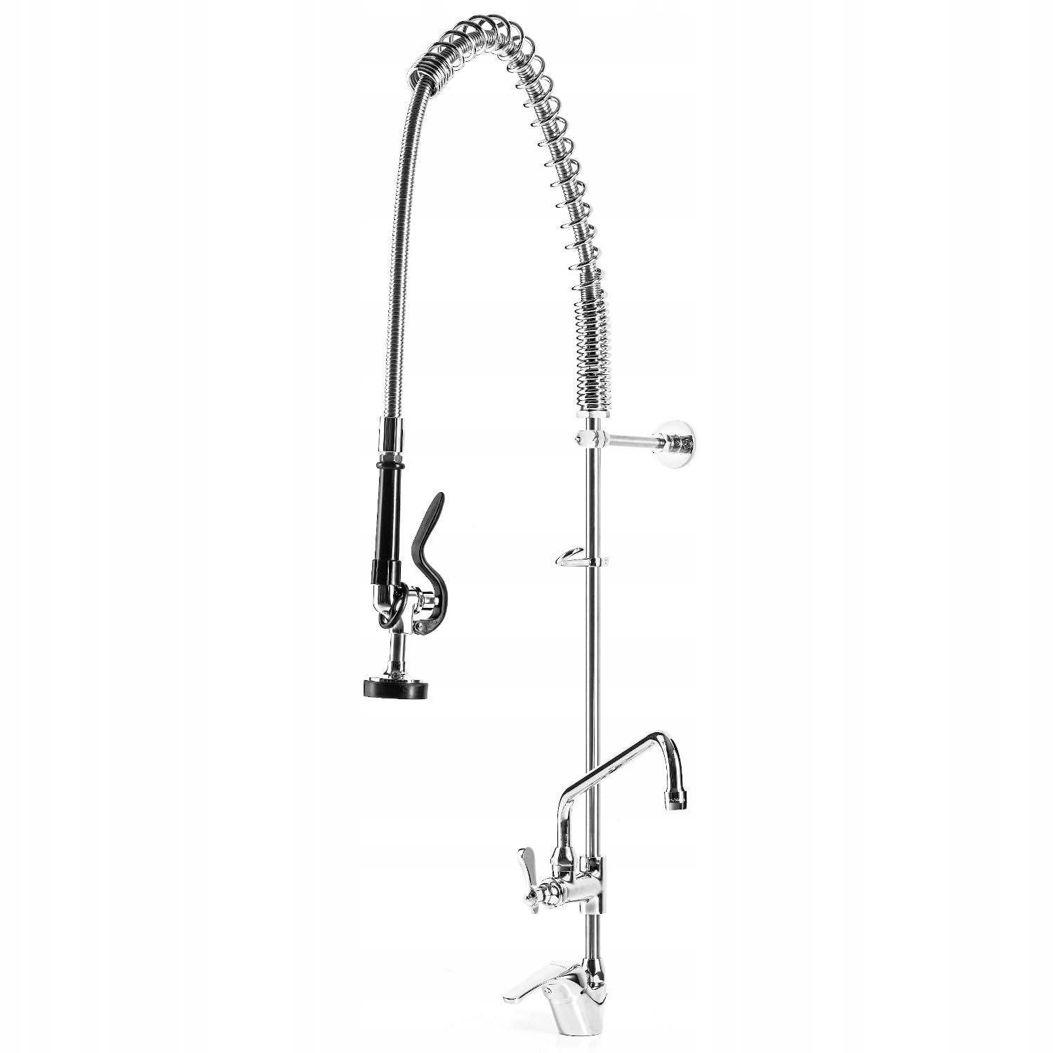 Grifo independiente con mezclador, ducha y caño, Grifos de fregadero, Grifo de cocina, Montado en el fregadero, Para la cocina profesional, Funcionamiento duradero, Uso confiable, Versatilidad