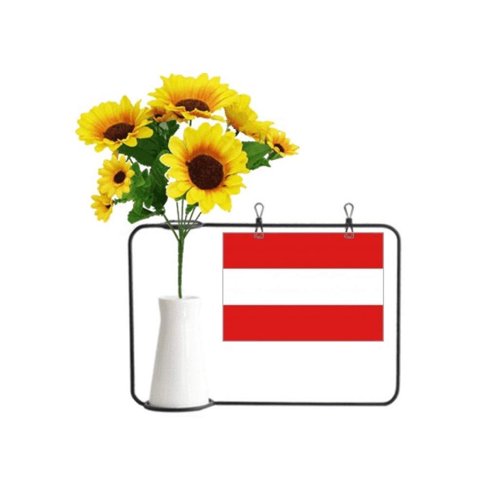 Vase bouteille de tournesol artificiel haut de gamme Autriche