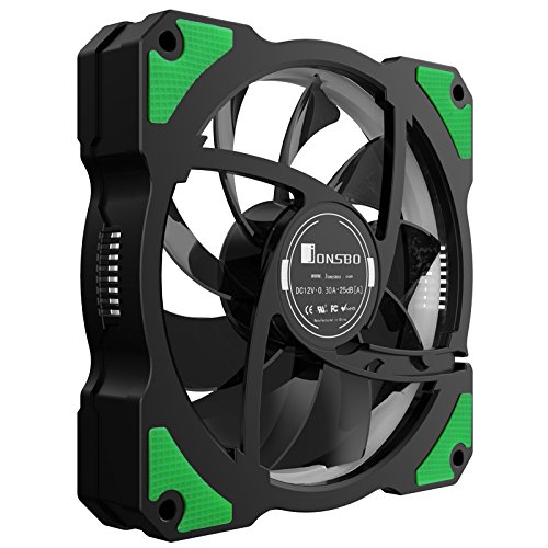 Ventilador Jonsbo FR de 101u00a0Green 120u00a0* 120u00a0* 25u00a01200Rpm