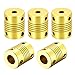 Tool parts 5 Pcs 10mm To 5mm Aluminum Alloy Shaft Coupling Flexible L25xD20 Golden Tone