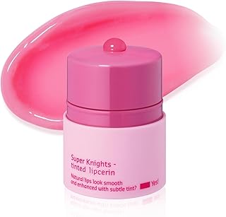 Super Knights Tinted Lipcerin - Berry | Hydrating & Tinted Lip Butter Balm with Peptides & Multivitamin Complex | Smooths Lip Texture & Strengthens Barrier | Korean Skincare for Teens & Women