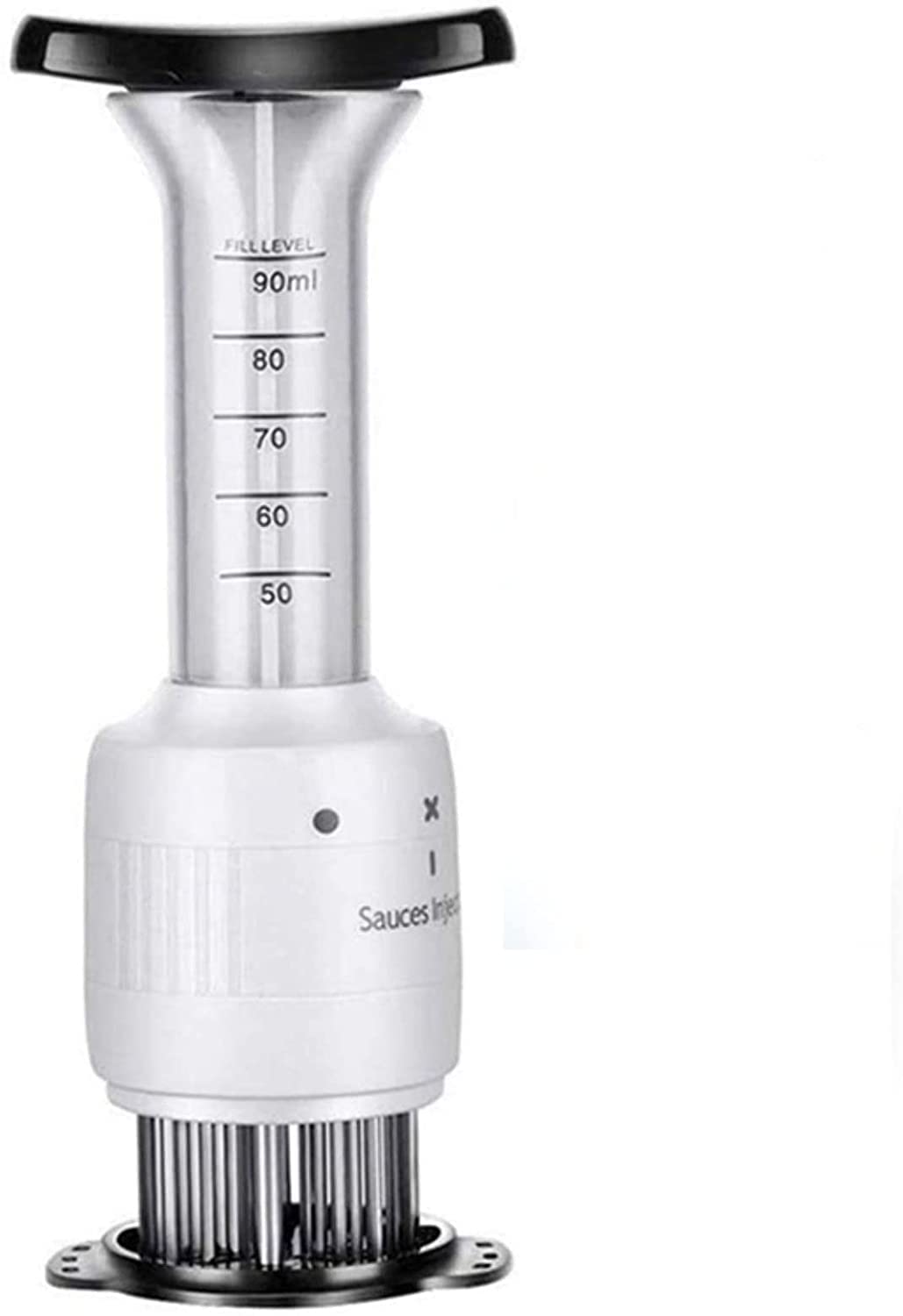 MISBAH 2 in 1 Needle Meat Tenderizer and Flavor Marinade Injector With 30 Ultra Sharp Stainless Steel Needle,(3 Injection Needle Pinhole),For Cooking Meat Steak Beef Turkey Fish