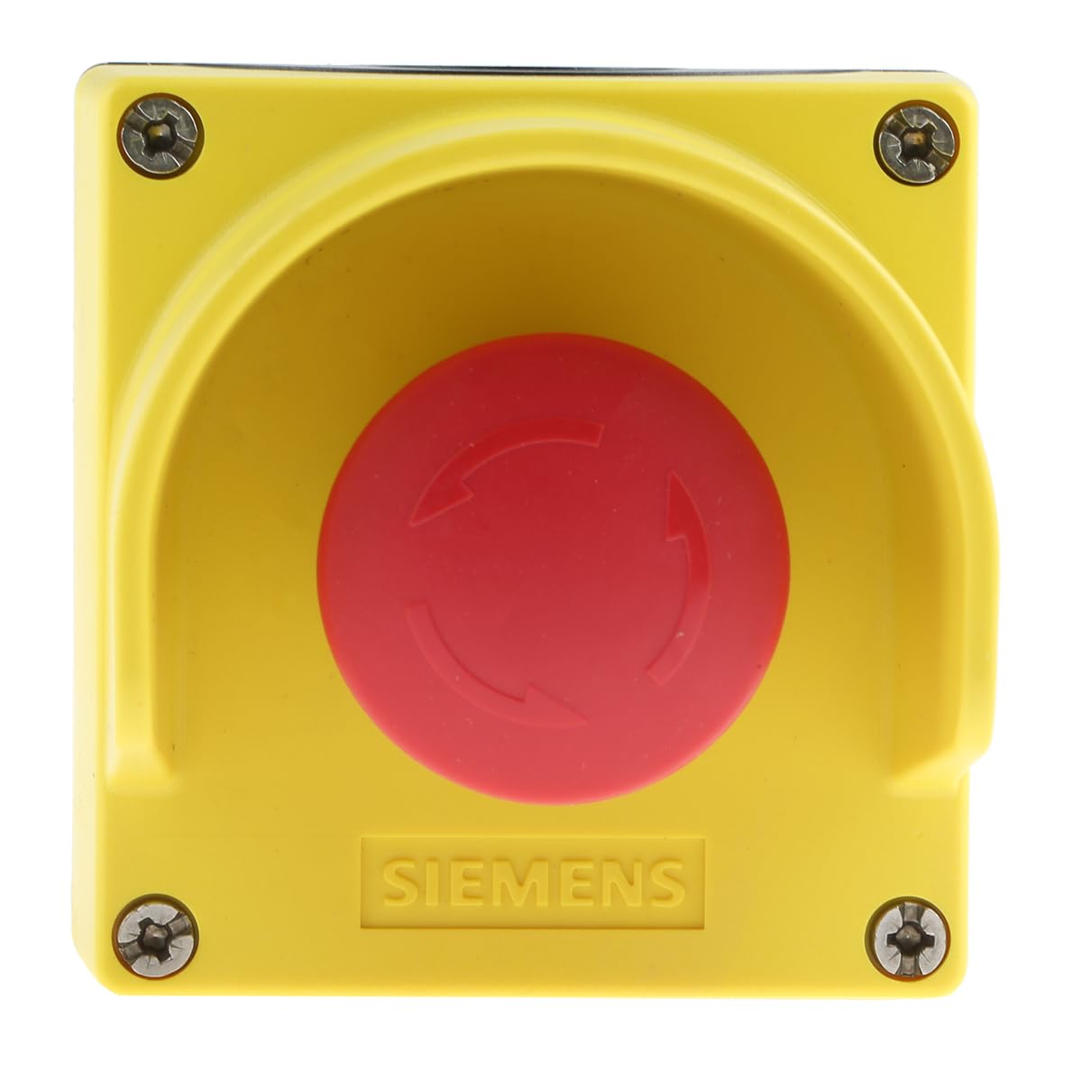 Siemens SIRIUS ACT 3SU18 Not-Aus-Drucktaster, SMD, 2 Öffner, Gelb Better World, x 112.5 mm, Drehfreigabe