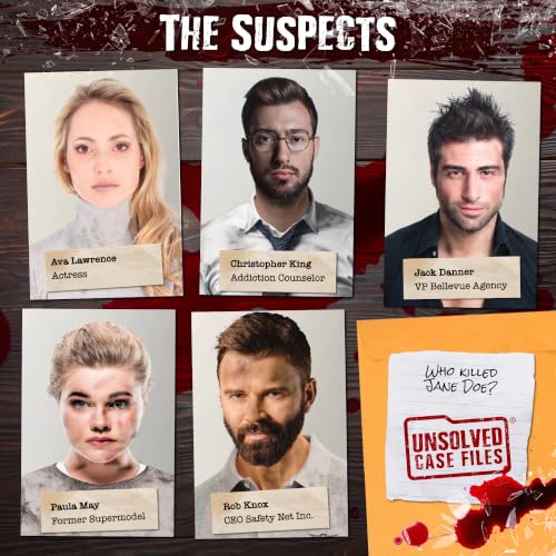 Unsolved Case Files | Doe, Jane - Juego de misterio asesinato miniatura 4