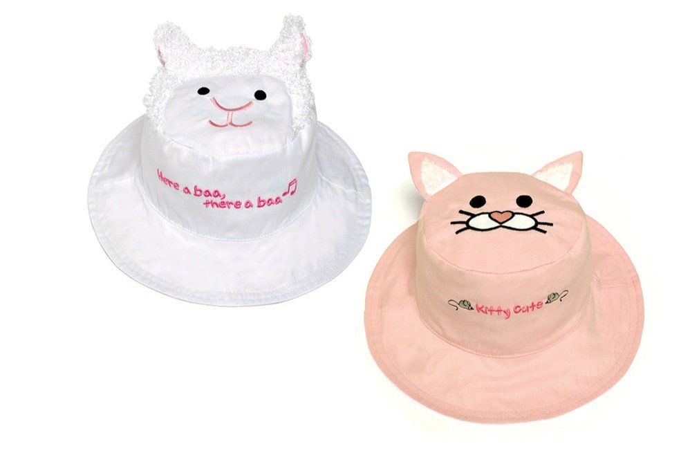 Lamb/Kitten Reversible Kids' Hat Small