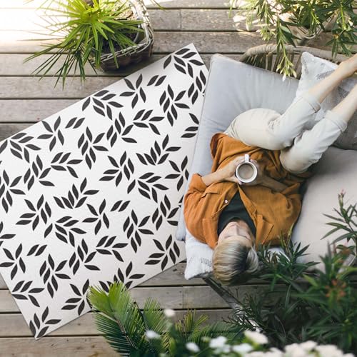 Tapis de sol vinyle imperméable et résistant décoloration balcon 100x150 - 3