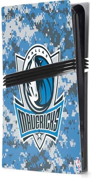 Skinit Decal Gaming Skin Compatible with PS5 Pro Console - Officially Licensed NBA Dallas Mavericks Canvas Design