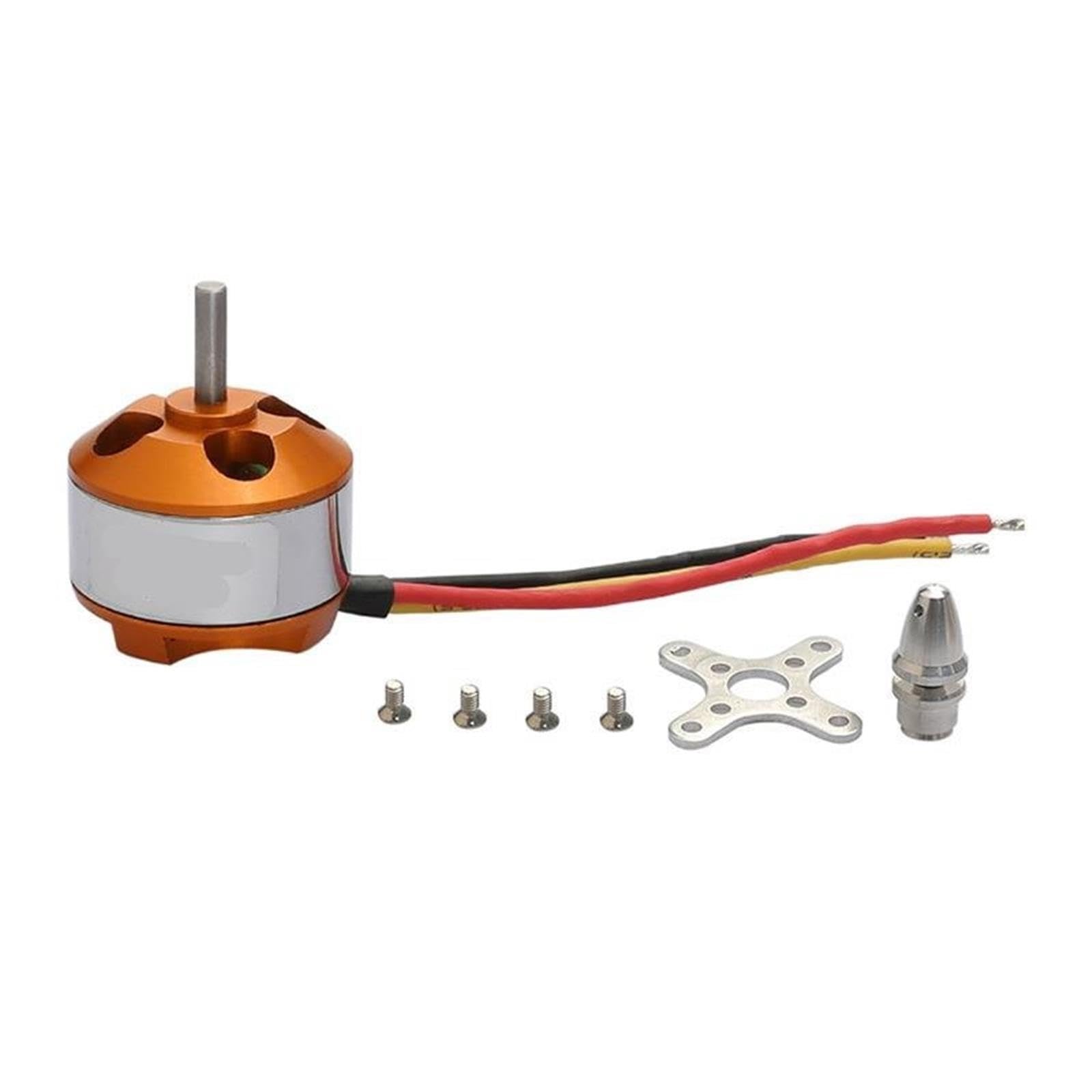Motor sin escobillas A2208 1000-2600KV for avión RC y drones de ala fija