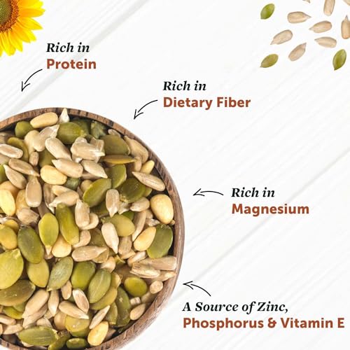 Image of Neuherbs 3-in-1 Raw & Unroasted Protein Seeds Mix 200gm | Diet Snacks | Super Seeds Mix For Eating | Healthy Food For Weight Management