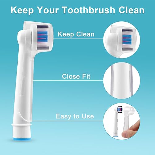 Miniatura 4 de Paquete de 8 fundas para proteger los cabezales de cepillo de dientes eléctrico Oral-B  Conveniente para viajar y más sanitario para mantener los