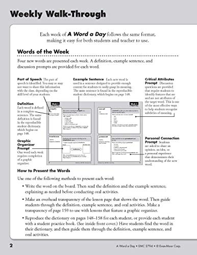 A Word a Day, Grade 4 Teacher Edition - Image 8