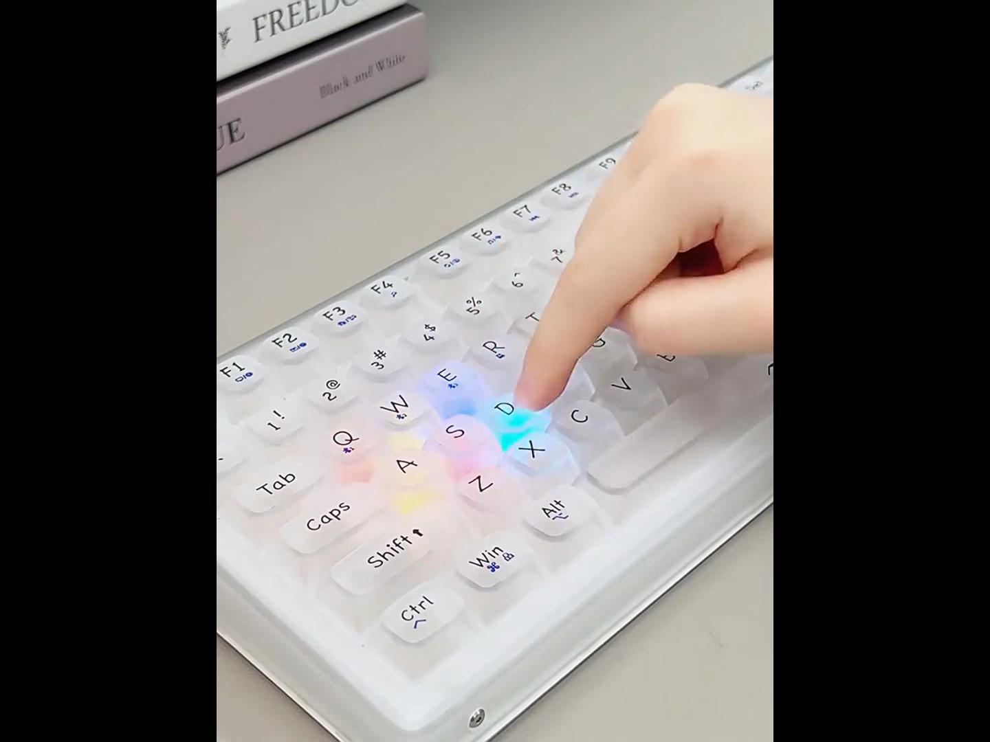 Amazon | OUSEITECH X EWEADN V99 ゲーミングキーボード メカニカル