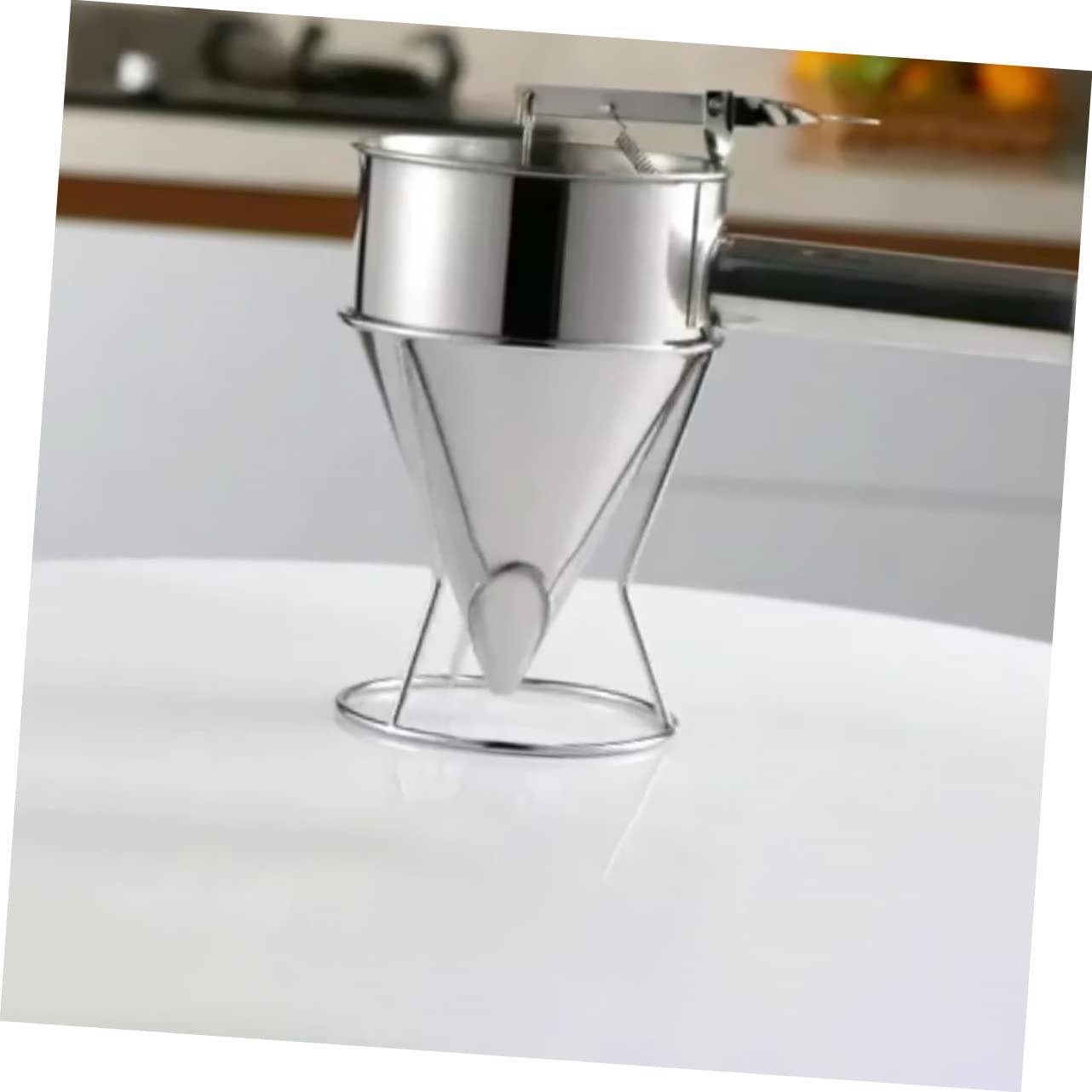 Ciieeo Imbuto in Acciaio Inossidabile Per Palline Di Polpo Dispenser Per Pasta Fai Da Te Strumenti Da Cucina Imbuto Dispenser Strumenti Per Cottura