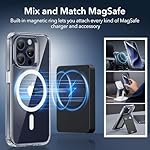 ESR for iPhone 15 Pro Max Case, Compatible with MagSafe, Military-Grade Protection, Yellowing Resistant, Scratch-Resistant Back, Magnetic Phone Case for iPhone 15 Pro Max, Classic Series, Clear - Image 5