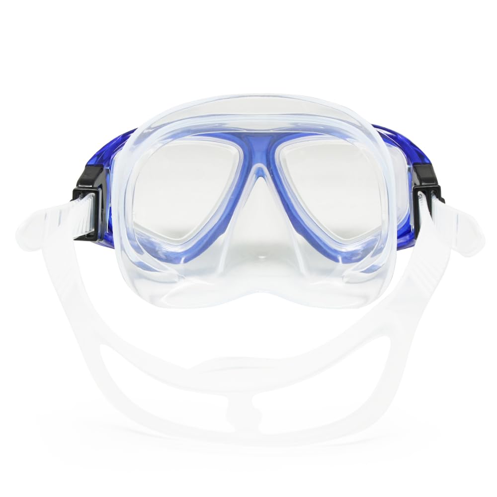 Optisches Diving Gear Set für Kurzsichtigkeit Schnorchel, unterschiedliche Stärke für jedes Auge, Tauchmaske, Top Dry Kurzsichtigkeit
