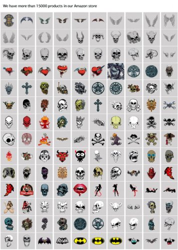 Sticker Gothic Cross Car Door Hobbies Waterproof Racing Durable Racing Orange (10 X 6 In) #TOP4