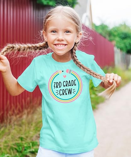 Olive Loves Apple 3rd Grade Crew Back to School Gift 1st Day of School Pencil Shirts4
