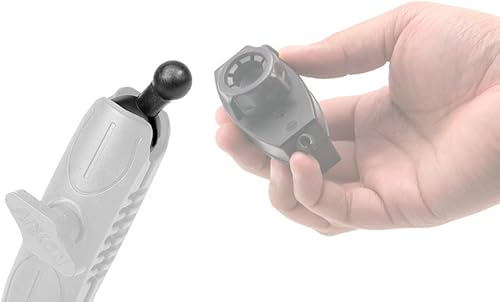 Miniatura 6 de ARKON SP142025MM - Trípode de perno de cámara de 14 pulgadas 20 a 0.984 in Adaptador de bola giratoria (negro)