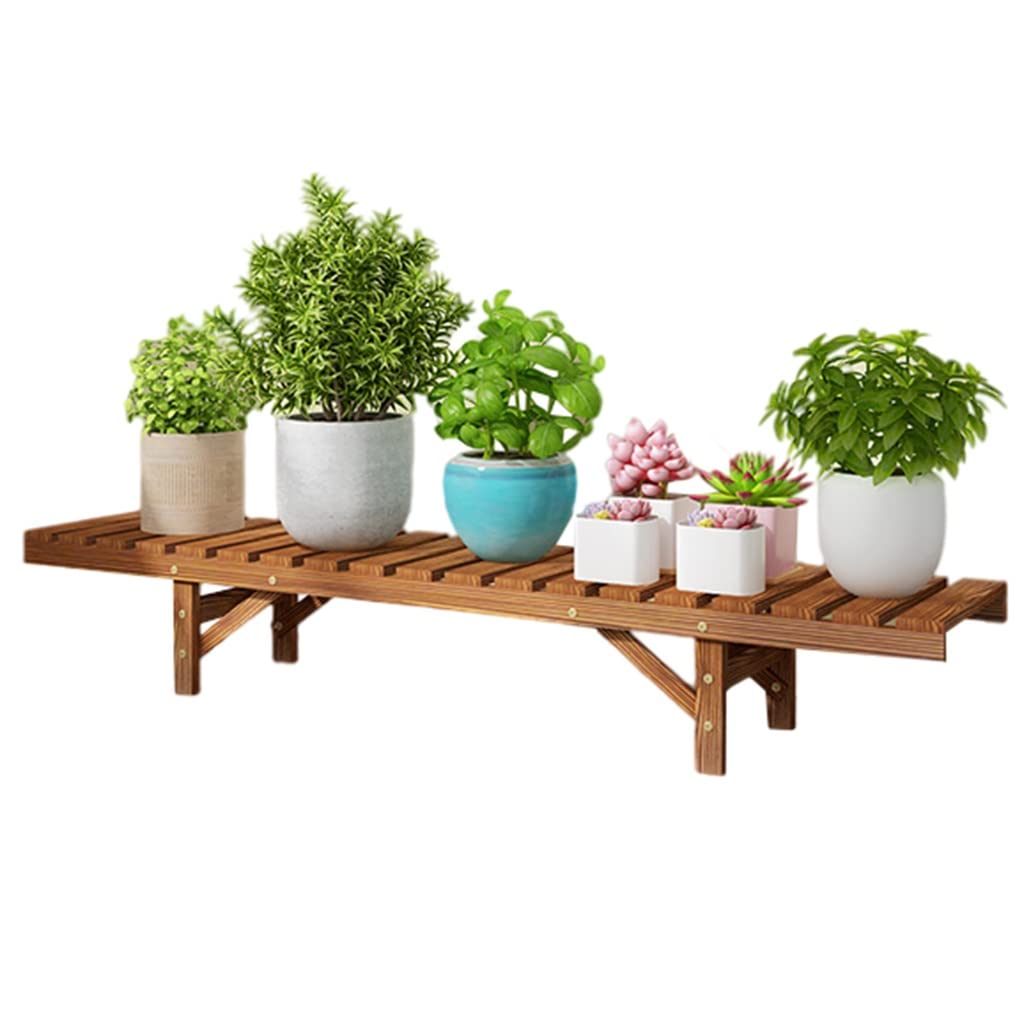 Genérico Soporte para Plantas: Soporte de Madera para Plantas de balcón, Estante para Flores, Soporte para macetas de Interior, Escalera Decorativa para jardín, Estante