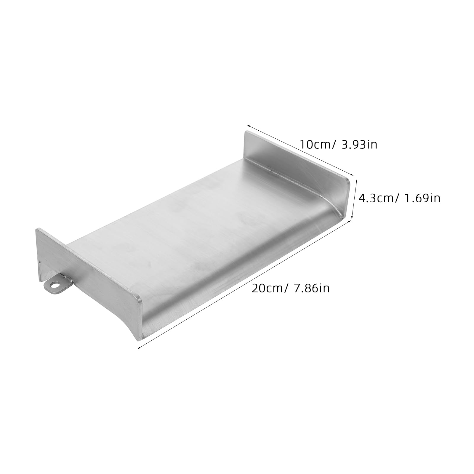 UPKOCH Canale di Scarico Cascata in Acciaio Inossidabile per Giardino Esterno, Fontana da Giardino Flusso Regolare e Design Moderno, per Piscina e Paesaggio