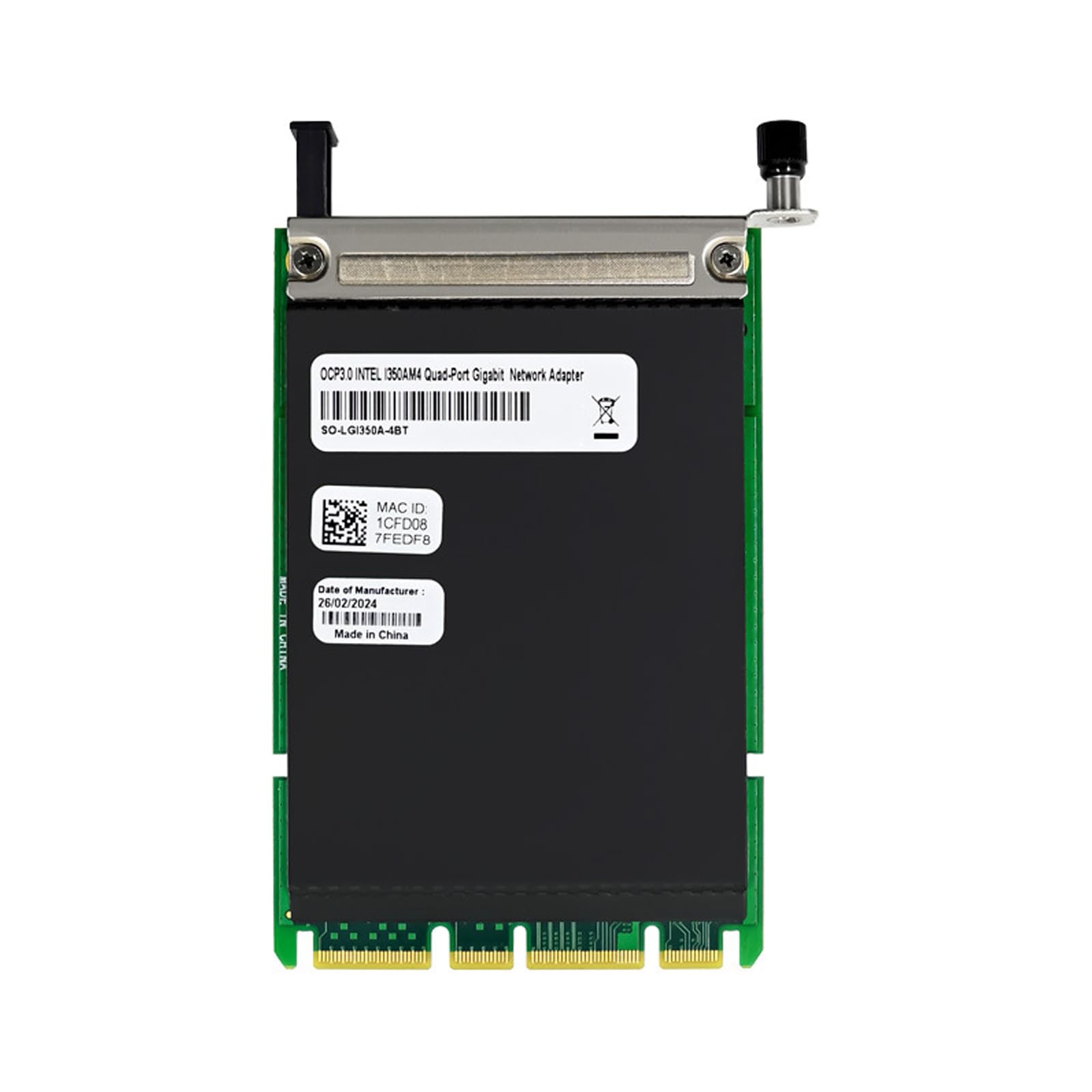 Tarjeta de red de servidor OCP3 0 I350 Gigabit de 4 puertos con chipset NHI350AM4 y adaptador Ethernet eficiente de gestión avanzada