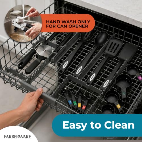 Farberware Classic 17-Piece Kitchen Tool & Gadget Set - Nonstick Utensils for Cooking, Baking & Food Prep with Measuring Cups & Spoons, Dishwasher Safe, Heat Resistant, Ideal for Everyday Use - image 5