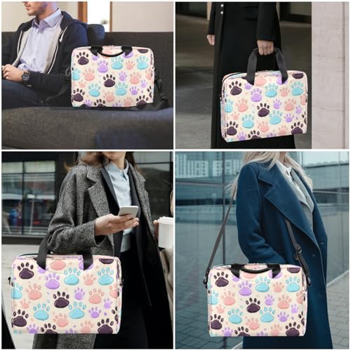 Bolso para portátil 16 pulgadas con estampado de patas miniatura 7