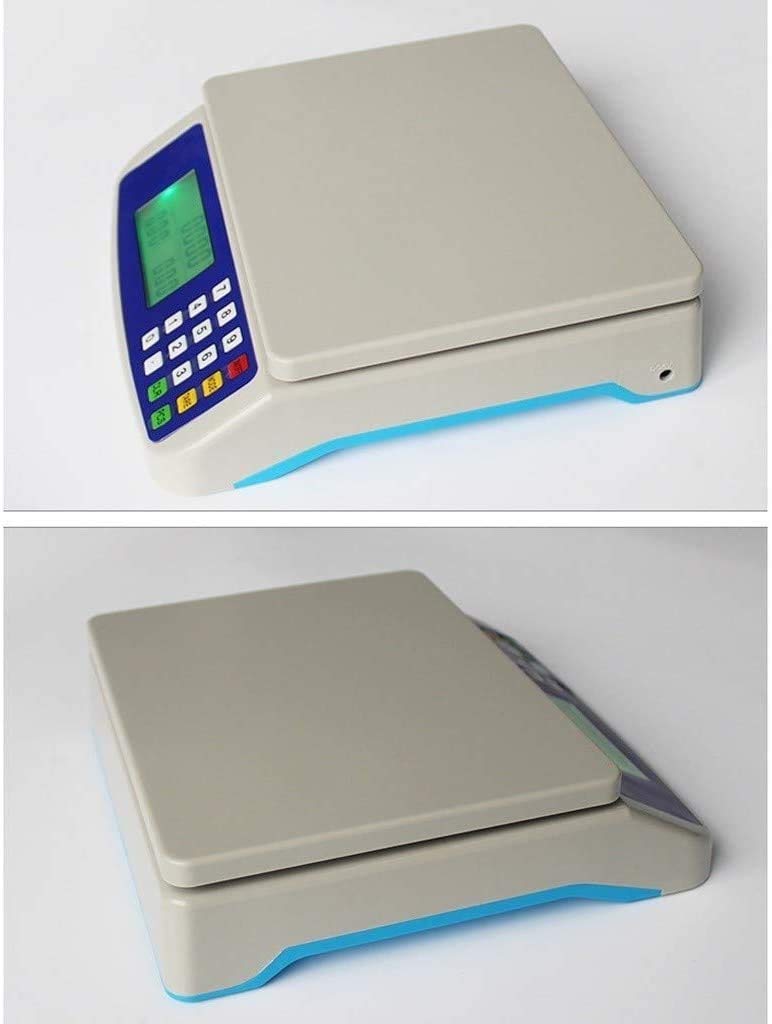 Electronic Scales High Precision Price Computing Stainless Steel Digital Kitchen Food Scales(One Color-10kg/0.5g (One Color 15kg/1g)