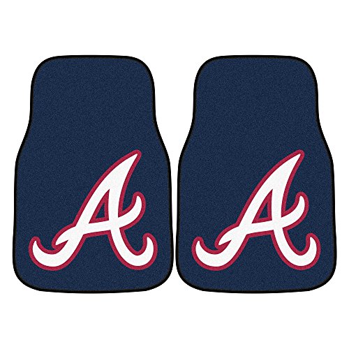 MLB - Atlanta Braves 2 Piece Front Car Mats