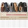 VeraCosy Men's Classic Moccasin Slippers Soft Faux Suede Memory Foam Closed-back Indoor House Shoes Grey, 10 UK #5