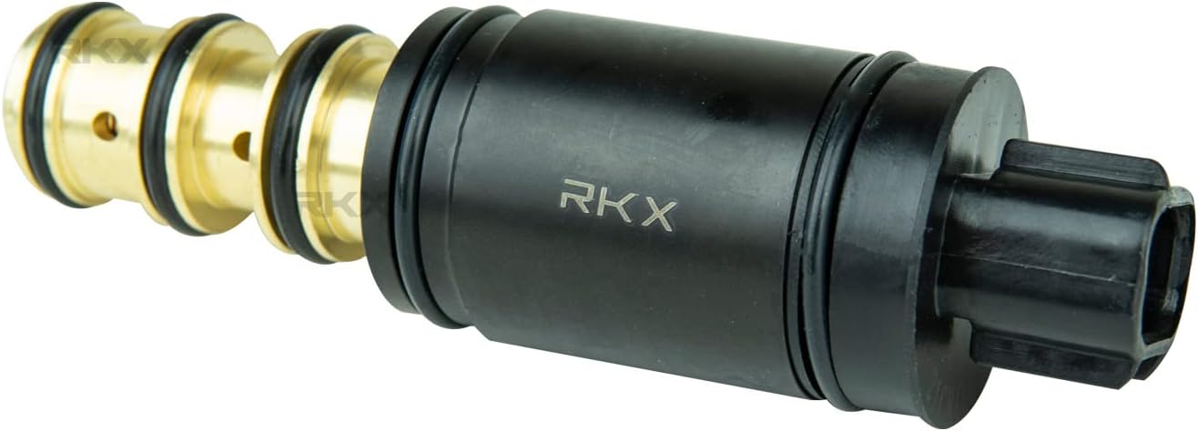 RKX AC Compressor Control Solenoid Valve Compatible with select Toyota, Lexus, Jeep Dodge, Denso 6SBU16C 6SEU16C 5SE12C RCV