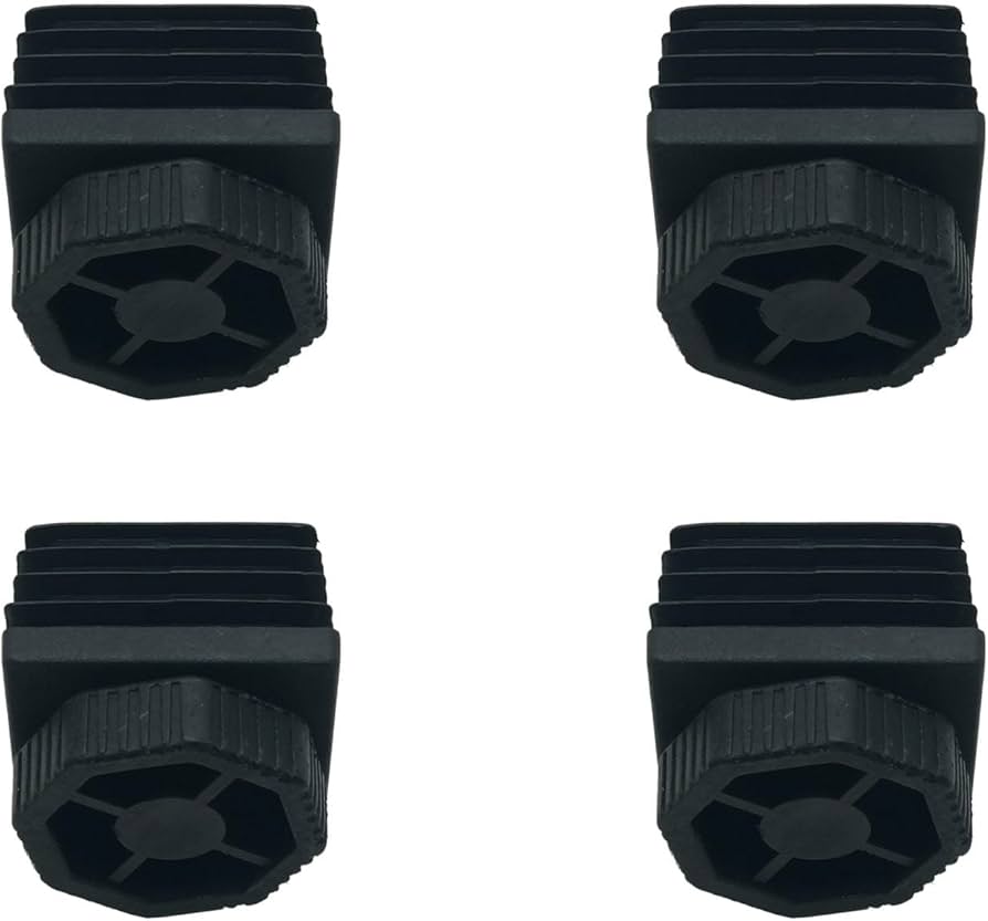 SINGTAN 1.5" Base Furniture Levelers Without T-Nut,Pack Of 4 | Furniture Feet | Heavy Duty Adjusting Foot | 1" Adjustable Furniture Legs,Table Levelers,Chair Levelers (3/8" Bolt Without Nut,Pack Of 4 - View #6