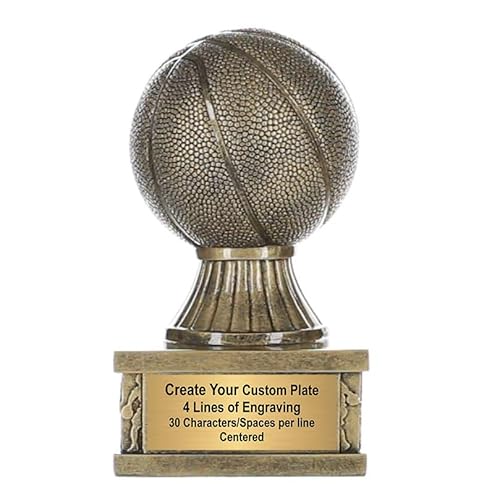 Decade Awards Personalized 6" Basketball Trophy