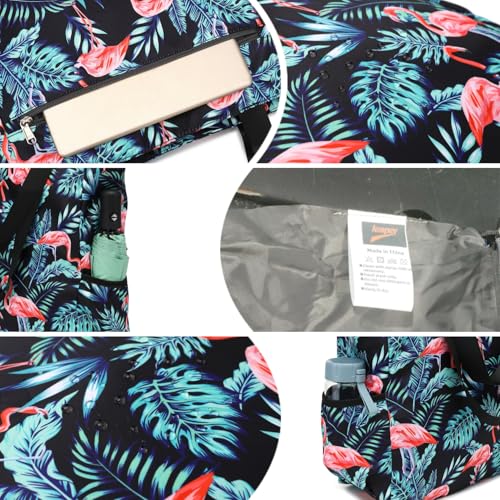 Image of Leaper Travel Tote Bag Wear-Resistant Portable and Foldable Handbags Shoulder Bag for Gym, Beach, Travel and Daily Use
