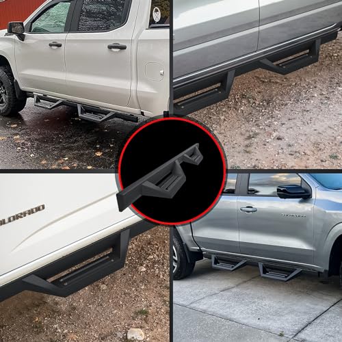 Estribos laterales para Chevy Silverado/GMC Sierra 1500-3500 HD miniatura 7