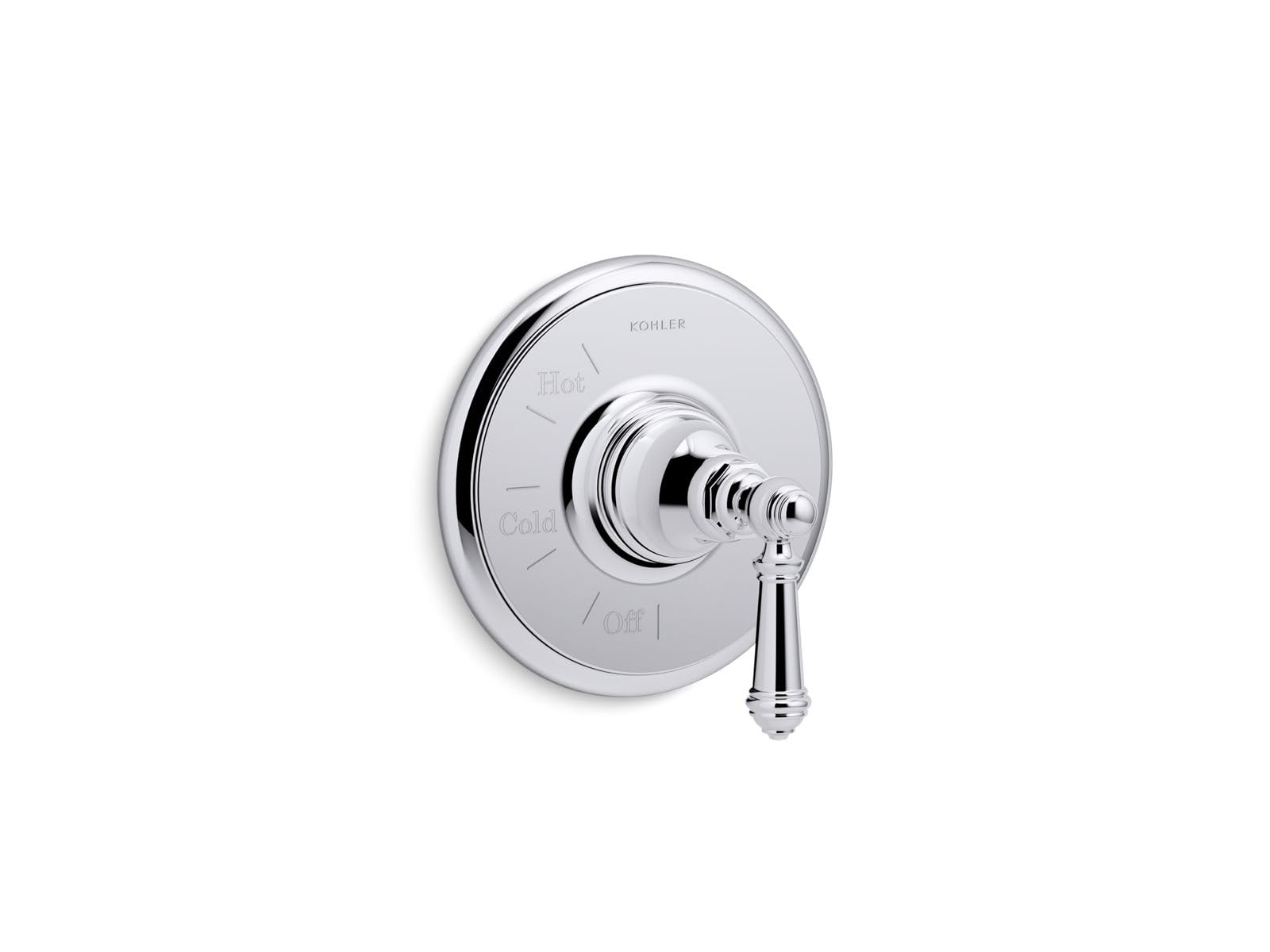 Garniture de valve Kohler TS72767-4-CP levier précis contre les fuites de douche