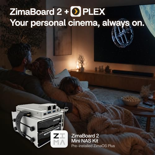 Image of zimaboard 2 832 2-Bay NAS /DIY Storage Mini Server | Build Your Own Cloud with Intel N150 | for Plex, Nextcloud, Home Lab & Development | Expandable, Open-Source Ready