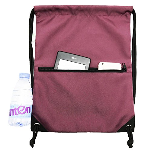 Image of HOLYLUCK Drawstring Backpack Bag Sport Gym Sackpack