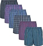 Gewebte Boxershorts(Bund elastisch. Stoff nicht elastisch).